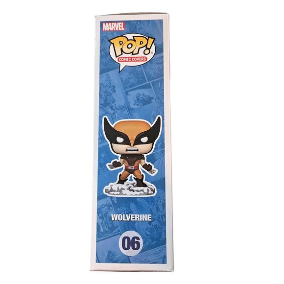 Funko Pop Wolverine #06 X-Men Marvel Comic Covers With Hard Case New Sealed - Picture 4 of 7